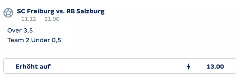 Freiburg vs. Salzburg