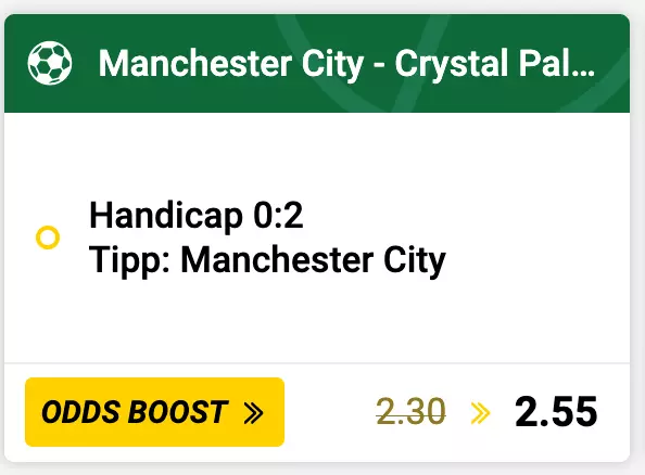Manchester City vs. Crystal Palace