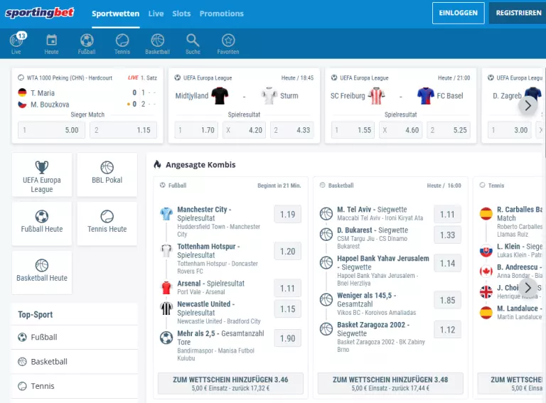 sportingbet WettmÃÂ¤rkte